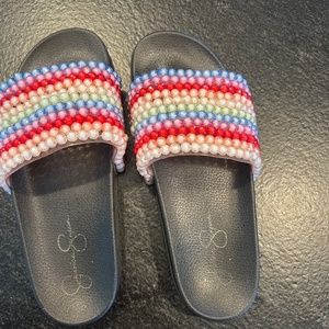 Trendy women’s slides
